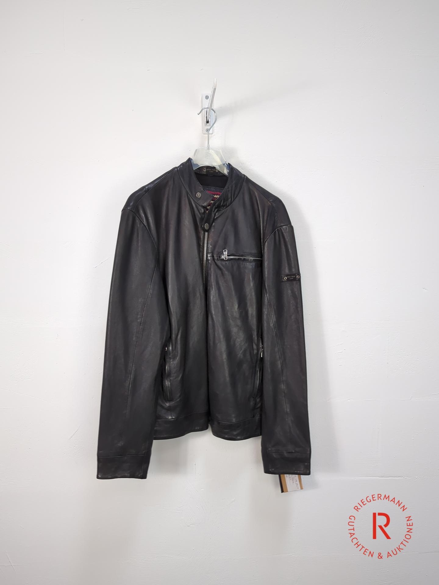 HERREN LEDERJACKE GRÖSSE 52